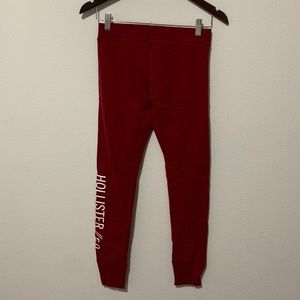 hollister mid rise fleece joggers